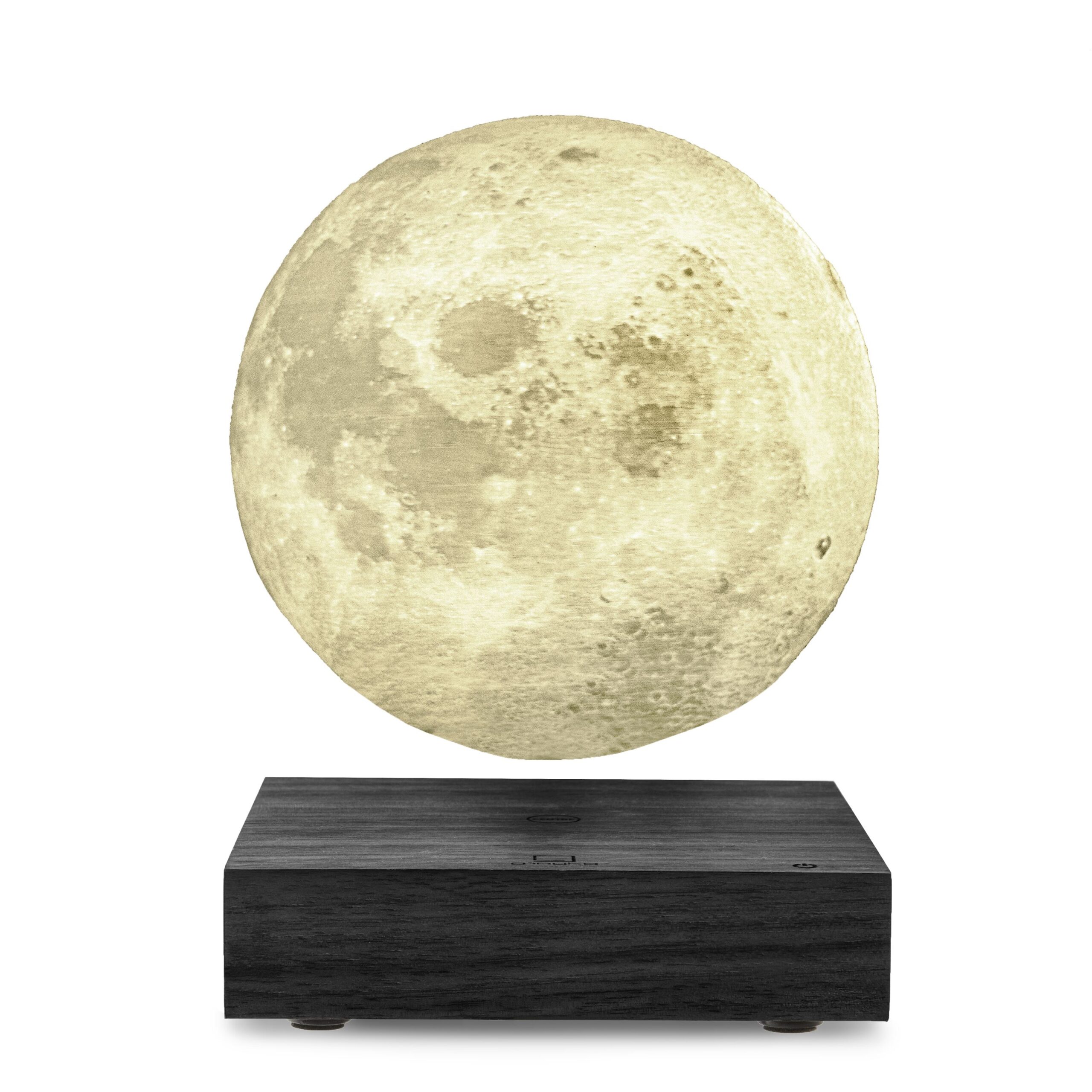 Smart Moon Lamp Black plain background