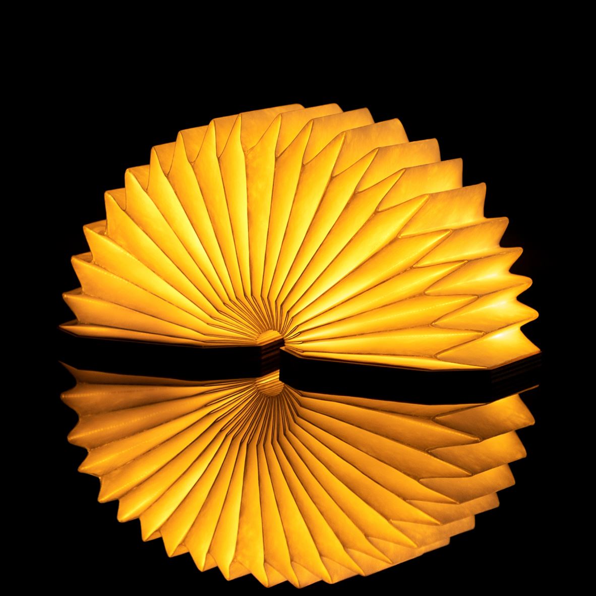 Gingko Smart Accordion Lamp open dark