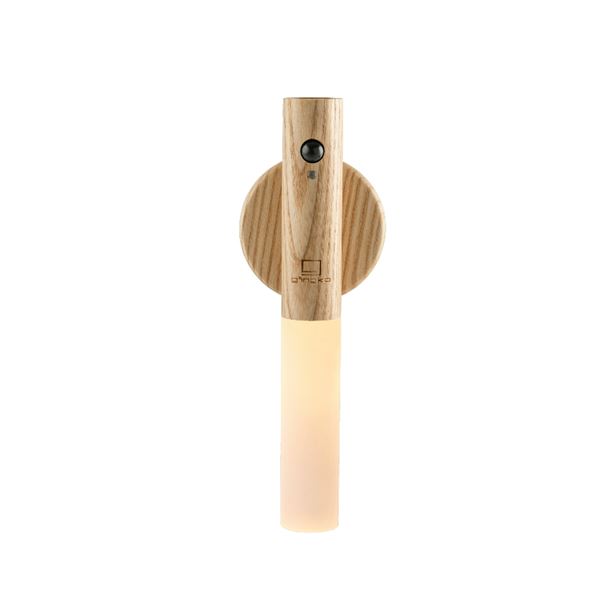 Gingko smart baton wall light - white ash no background