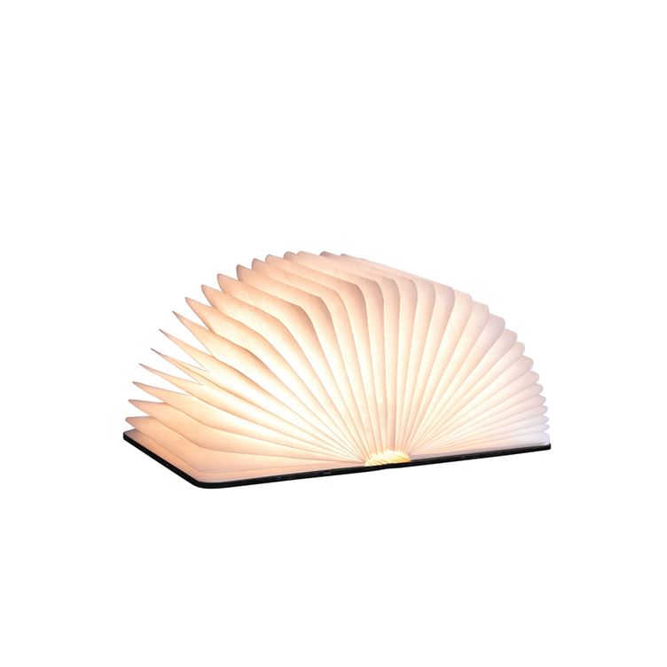 Gingko Large Leather Smart book light open 180 degrees