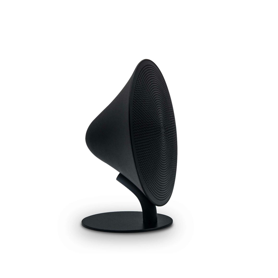 Gingko Mini Halo One Speaker Black no background Gingko Mini Halo One Speaker Black no background