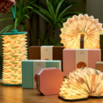 Gingko Velvet Accordion Lamp