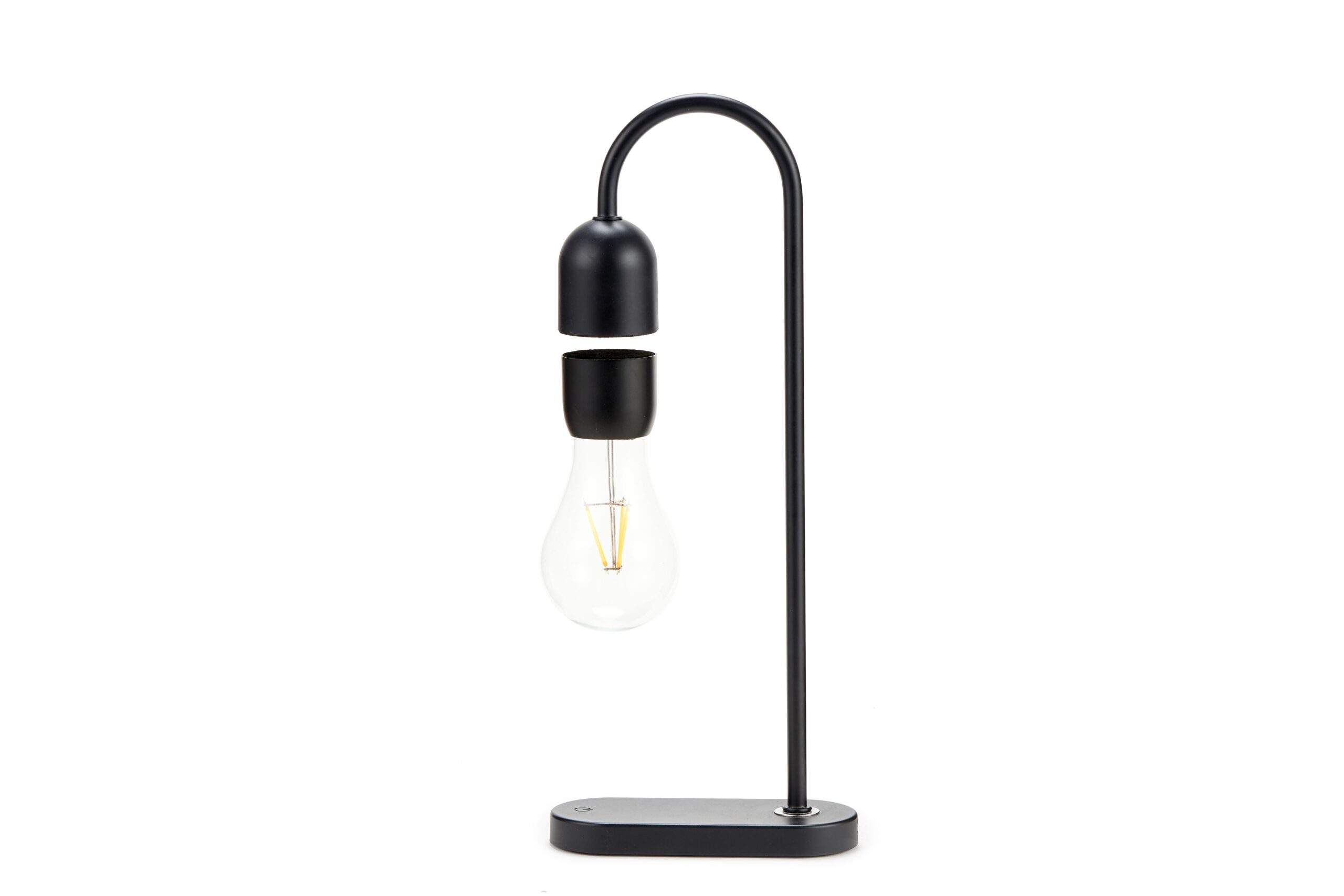 Gingko Evaro floating light bulb desk lamp Black Finish
