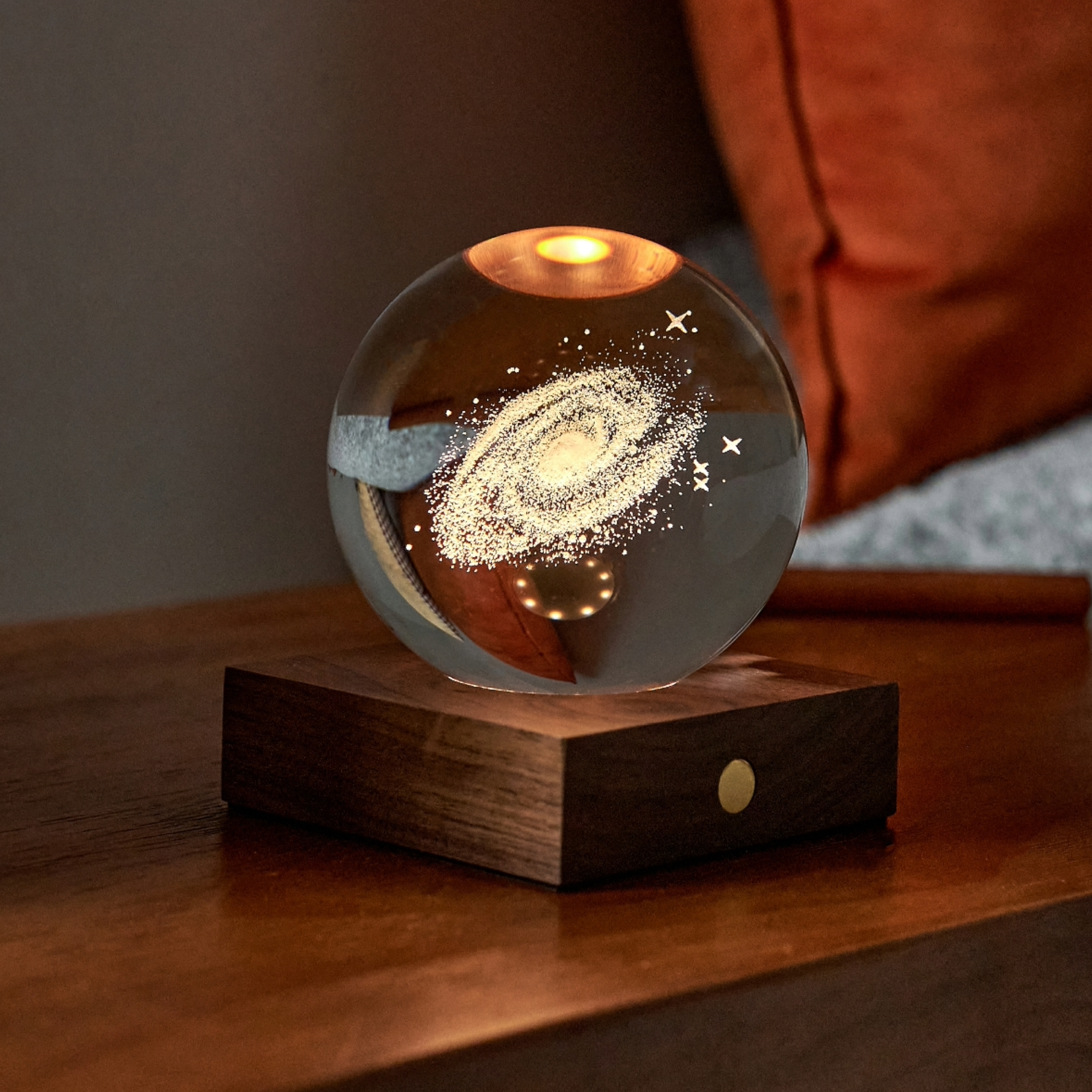 Galaxy Amber Crystal light