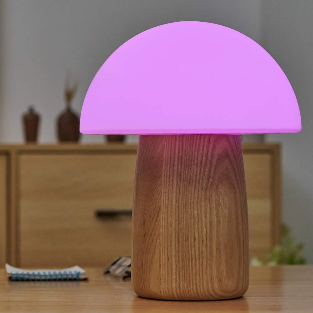 Gingko Alice Mushroom Light White Ash Purple Light