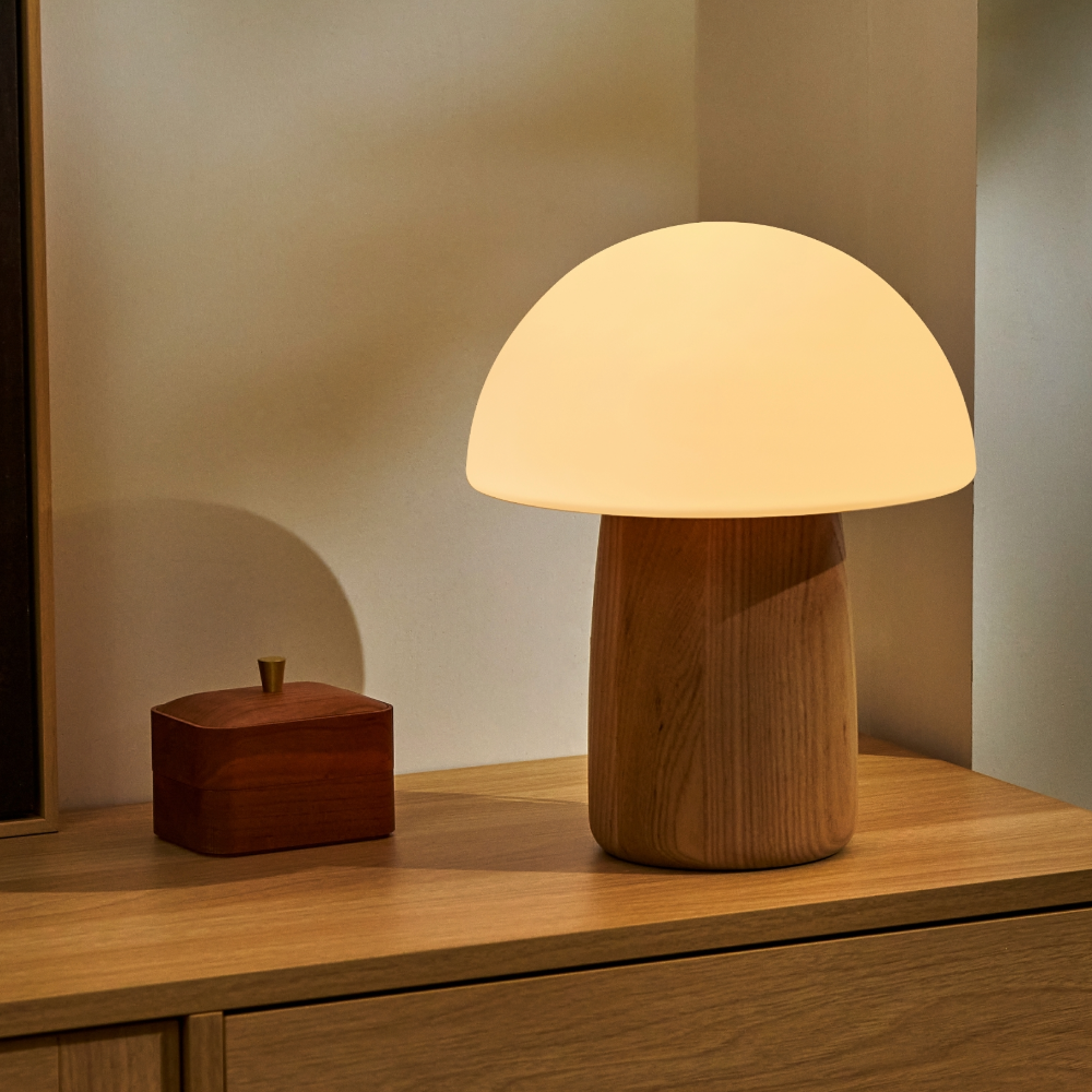 Gingko Alice Mushroom Light White Ash white Light