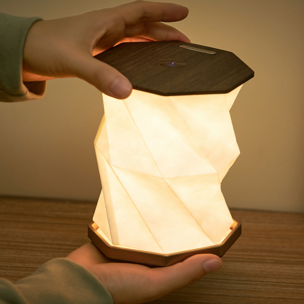 Gingko Hexagon Twist Light Walnut part opened