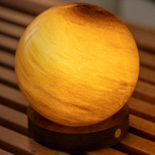 Gingo Design Astra Glass Sandstorm Yellow