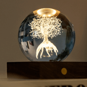Gingko Design Tree of Life Amber Crystal Light - Free Delivery